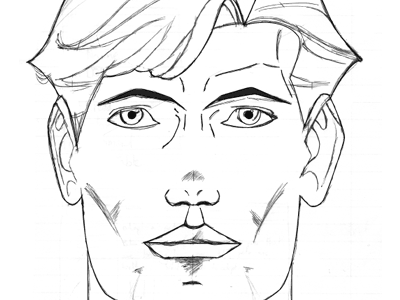 Manga Sketch face manga sketch