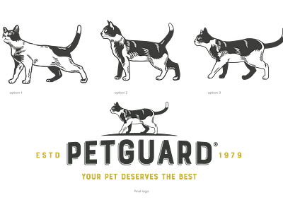 Petguard Dog and Cat Logo Illustration