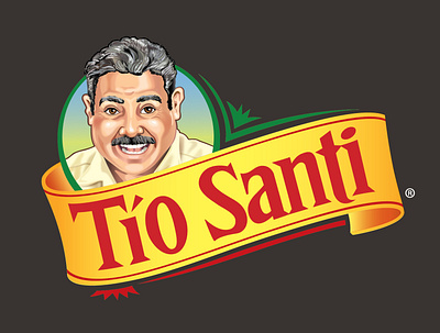 Tio Santi Character and Logo branding character development illustration logo