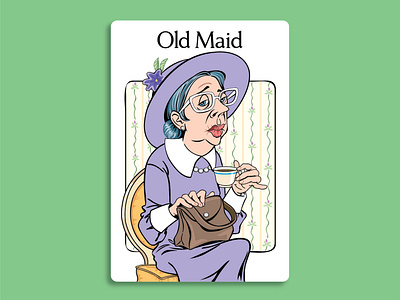 Old Maid Illustrations