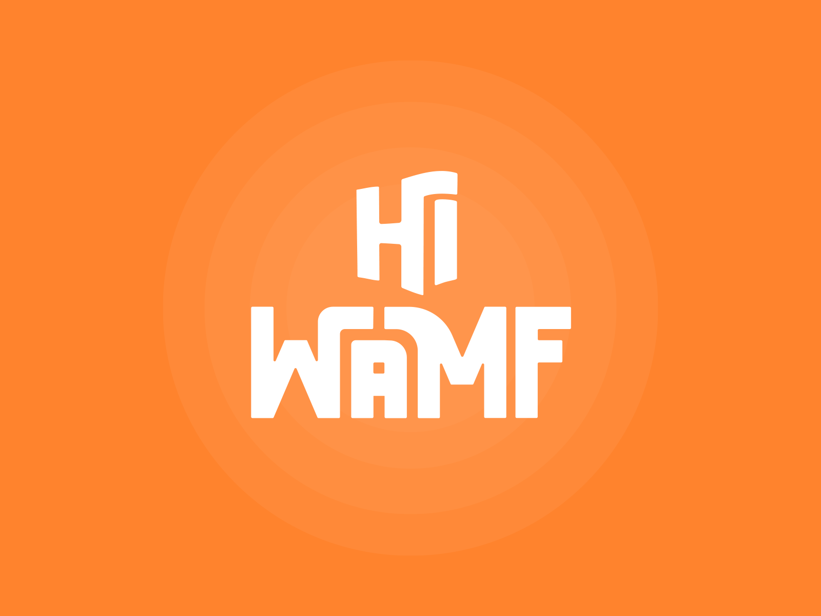 Hi Wamf Logo by Diego Manoel Design on Dribbble