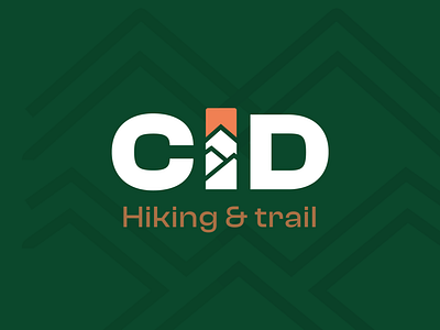 CID logo graphic design hiking logo vector