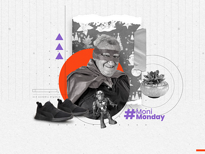 Collage MoniMonday blog #6 blog finance graphic design illustration