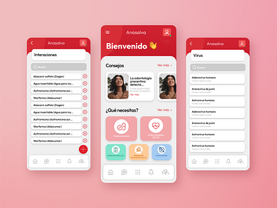 Anasalva Health App Redesign design figma health mobile ui