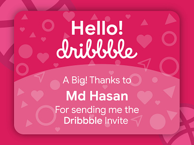 Hello Dribbble ! 1st shorts dribbble dribbble 1st shorts hello dribbble invitation