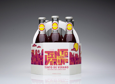 Tinto de Verano Packaging beverage beverage packaging branding design illustration package design packaging