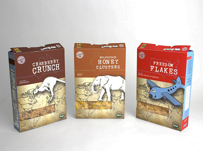 Cereal Packaging Design design illustration packaging