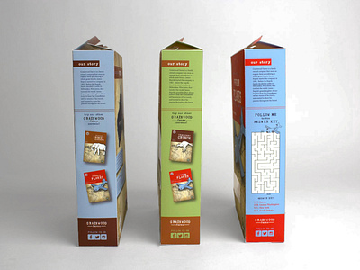 Cereal Packaging Design Side