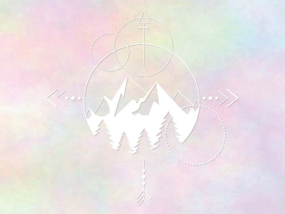 Mountains illustration vector