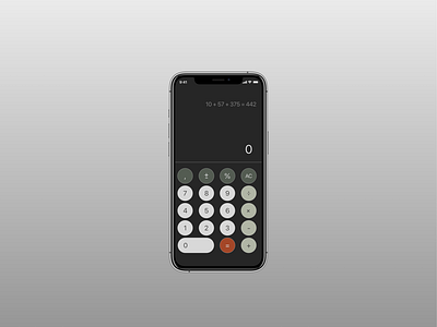 Calculator Mobile Screen