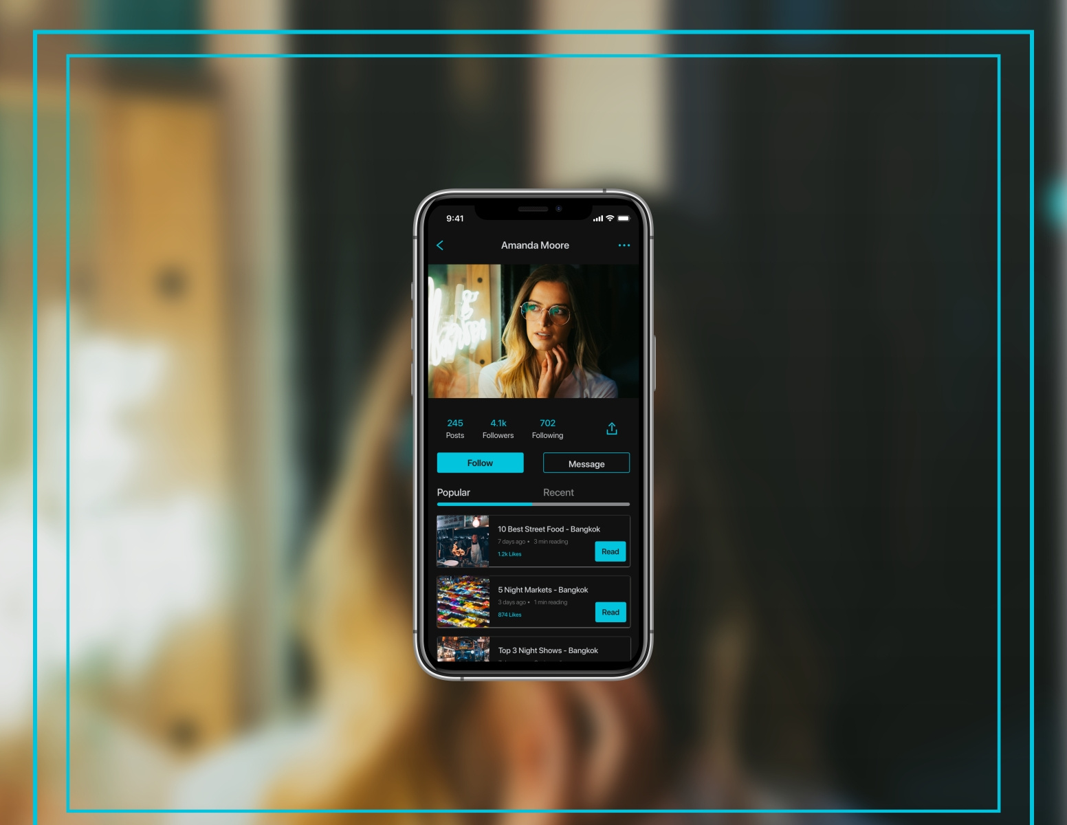 User Profile Mobile Screen by Maria Muga on Dribbble