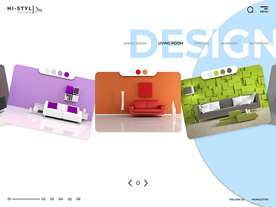 Hi-Styl Colors branding design furniture graphic design illustration logo minimalist typography ui web