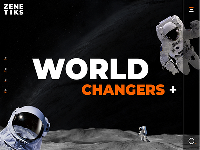 Outer Space World Changers branding design graphic design illustration logo minimalist typography ui
