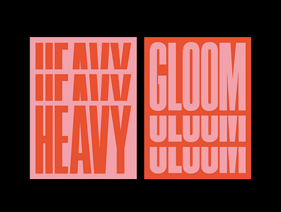 Heavy Gloom branding design graphic design illustration logo typography