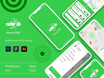 HomeTAXI mobile app app design designer figma ios ios app design mobile mobile app design mobile design mobile ui typography ui ux web