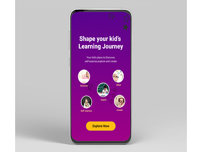 Ui design for kids app banner design branding design poster design posters typography ui user experience userinterface ux