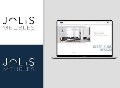 Jolis meubles design furniture furniture design furniture store furniture website logo