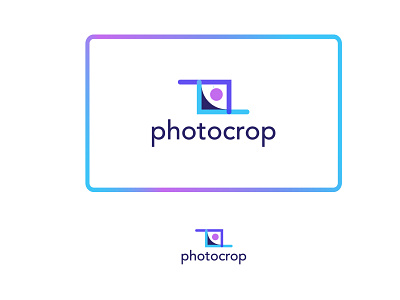 Photocrop logo logo photo logodesign photo photographer photography