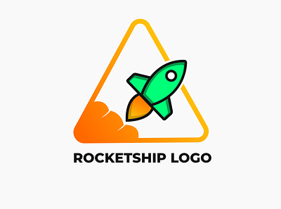Rocket Ship Logo Design animation logo colorful logo design logo design logo design branding logo design concept logo designer logodesign modern color logo modern logo rocket logo