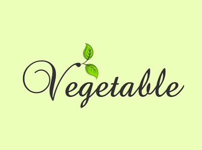 Leaf Vegetable Logo Design leaf logo logo design logo design branding logo design concept logo designs minimalist logo simple logo vegetable logo