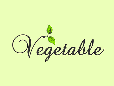 Leaf Vegetable Logo Design