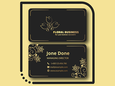 Luxury Business Cards Design business card concept business card design business card design template business card mockup business card template business cards creative business card floral business card flower logo logo design luxury business card luxury flower logo luxury logo design professional business card