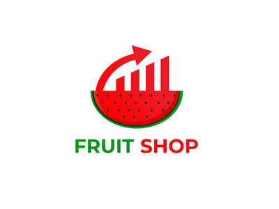 Fruit shop logo design business logo creative logo creative logo design fruit logo fruit shop logo logo design minimalist logo modern logo montserrat font shop logo summer logo