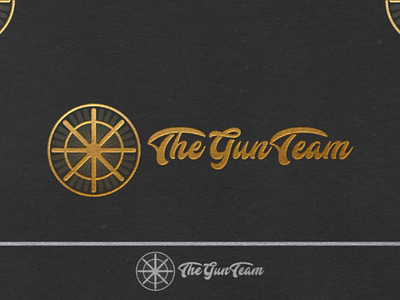 The Gun Team - Logo Design for pubg team creative logo creative logo design games logo golden logo logo design luxury logo minimalist logo pubg logo texture logo