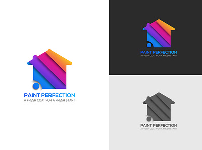 Painting Logo Design creative logo creative logo design design illustration logo logo design logo design branding logo design concept logo designer logo maker minimalist logo painting logo real estate logo