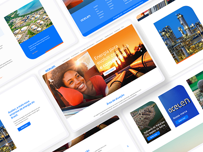 Acelen - Website adobe xd energy homepage landing page ui ui design ux web website