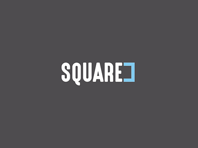 square blue logo simple logo square logo squarespace