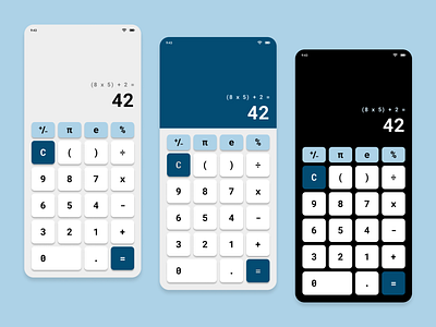 Daily UI 019 - Calculator App