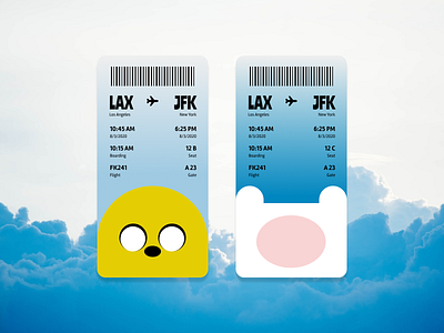 Daily UI 021 - Children's Boarding Pass