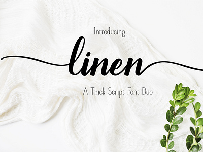 Linen A Gorgeous Font Duo