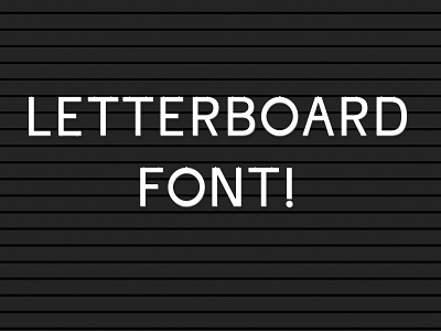 LETTERBOARD FONT font fonts fun letter board letterboard social media font trendy design trendy letterboard