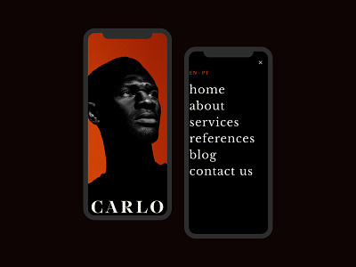 CARLO - MOBILE EXPERIENCE app background image branding color palette concept design ecommerce interface minimal mobile app mobile app design responsive shopify typography ui