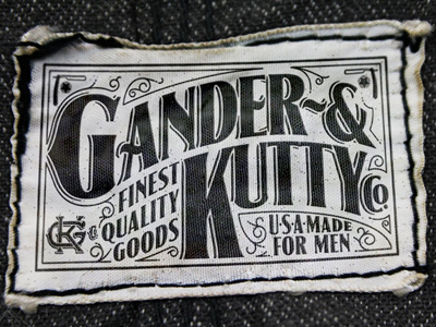Gander & Kutty Co. Label