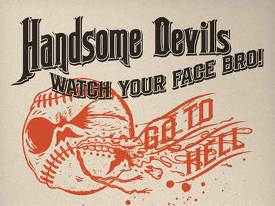 Handsome Devils benefit poster
