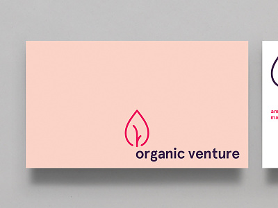 Organic Venture brand identity branding icon logo