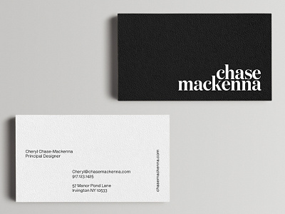 Chase Mackenna brand identity branding design graphic design logo stationary typography