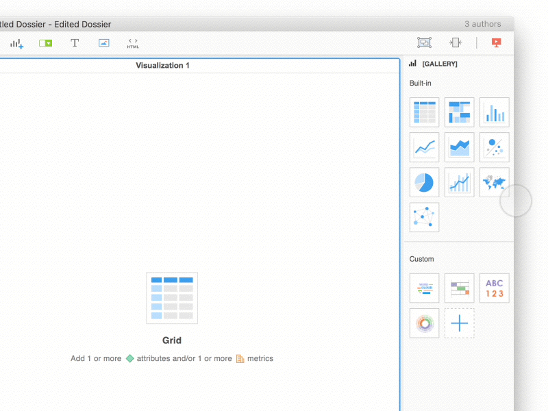 Collaboration in dashboard editor