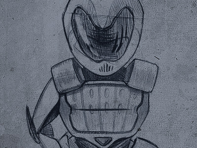 Robot cyber future robot sketch