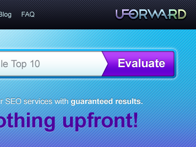 U Forward Homepage button dark homepage logo pattern webdesign