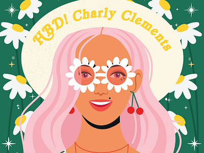 HBD! Charly Clements digital art digital illustration diys illustration portrait