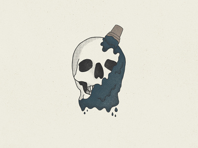 Conehead branding dark illustration drip food and drink food illustration graphic design handdrawn ice cream ice cream cone illustration illustrator line art line drawing moody procreate skulls summer texture texture brushes true grit texture supply