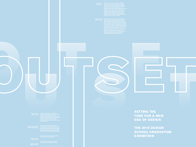 outsetting some more interaction outlines poster typography