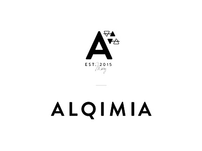 Alqimia Logo & Mark boho branding fashion process typography