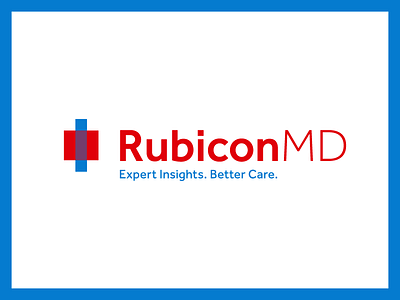 RubiconMD branding logotype tech visual identity