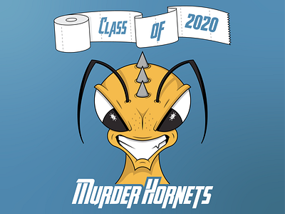 Class of 2020 2020 adobe adobe illustrator covid19 graduate illustration illustrator logo murder hornets toiletpaper