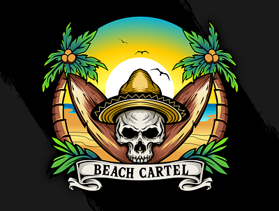 Beach Cartel branding design graphic design illustration logo t shirt t shirts vector